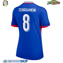 Maglie da calcio Francia Aurelien Tchouameni #8 Prima Maglia Femminile Europei 2024 Manica Corta
